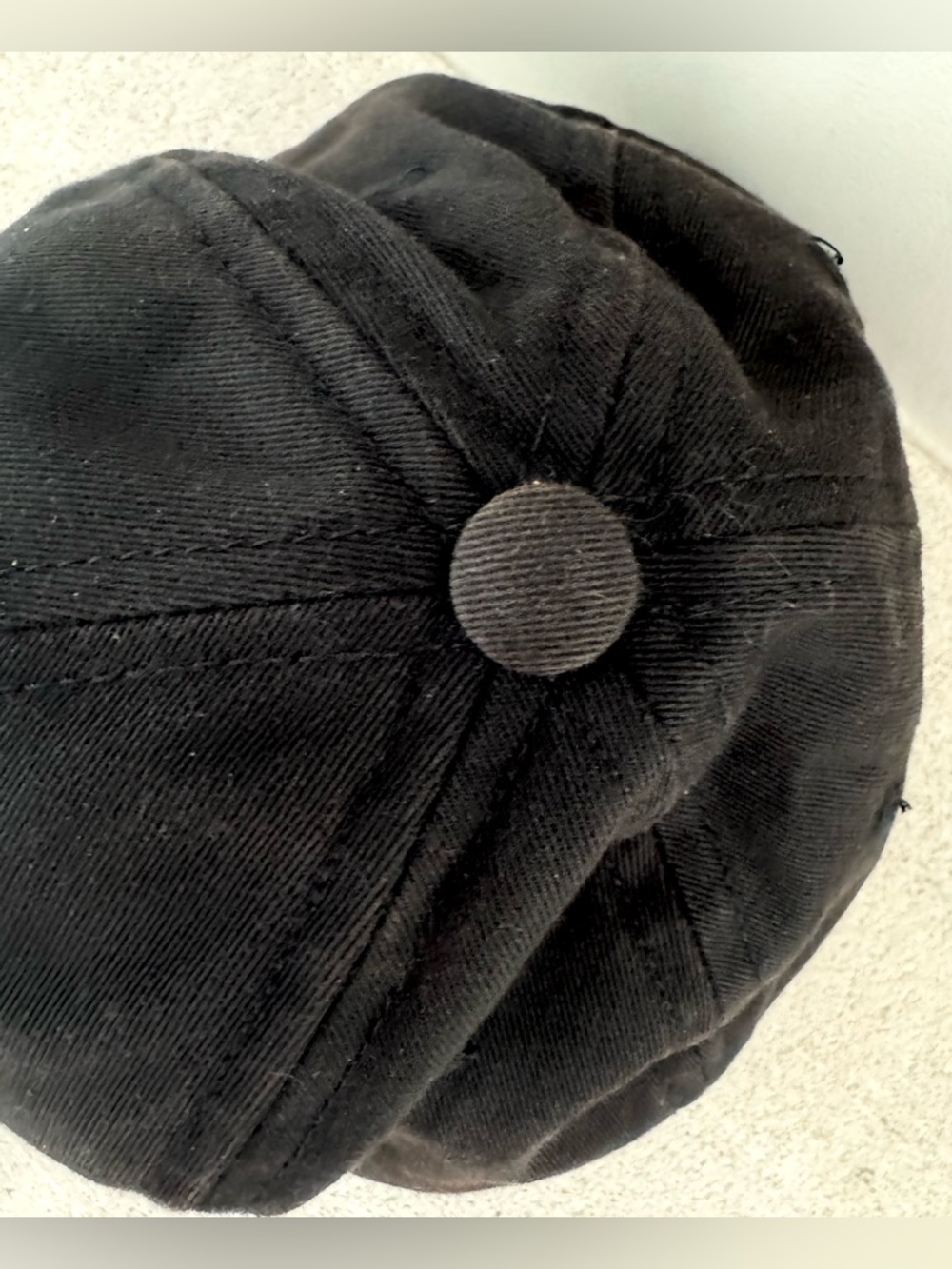 BURBERRY London England Logo Cap Hat Black Cotton Snapback Unisex Small + COA - Picture 3 of 9